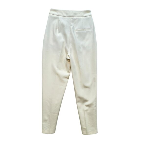 Zara Womens Trousers Size XS Cream Career Office - Picture 7 of 10